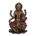Bronze Resin Idol of Ganesha-Goddess Lakshmi Showpiece
