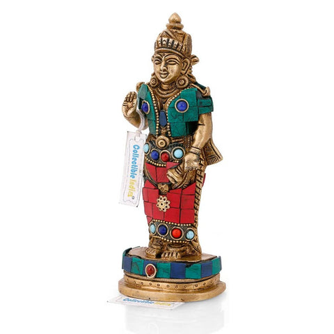 Maa Lakshmi Idol in Standing Position Worship Statue