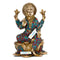 Handcrafted Brass Statue of Lakshmi in sitting position Idol