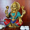 Brass Lakshmi Ji Idol In Blessing Posture Worship Figurine