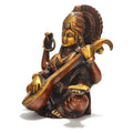 Brass Maa Sarasvati Idol With Holding Veena Decorative Sculpture