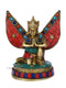 God Garuda Dev In Sitting Sculpture Brass Decorative Statue Dfts115