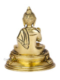Blessing Lord Buddha Brass Idol With Scared Kalash Bbs249