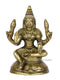 Brass Blessing Laxmi Idol Sitting On Round Base Statue Lbs106