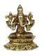 Lakshmi Ganesha Saraswati Brass Statue For Home Puja Lgbs180