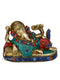 Brass Resting Ganesha Sculpture Decorative Statue Gts186
