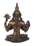 Dharmachakra Buddha Brass Idol Statue Bbs253