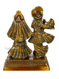 Brass Standing Radha Krishna Idol Murti Statue Rkbs101