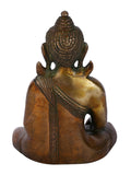 Brass Bhumisparsha Buddha Idol Showpiece Bbs283
