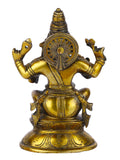 Brass Blessing Ganesh Murti Idol Statue Gbs117