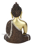 Brass Blessing Buddha Idol With Sacred Kalash Statue Bbs167