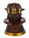 Brass Three Face Shiva Idol Shbs143