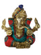 Ganpati Idol With Turban (Pagdi) Decorative Figurine Gts224