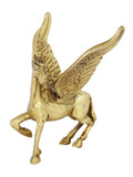Brass Golden Flying Horse With Wings Decorative Showpiece Dfbs163-Gold