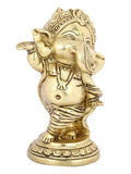 Brass Dancing Ganesh Idol Statue Gbs195