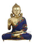 Blessing Sculpture Of Abhaya Buddha Brass Statue Bts211