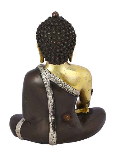 Handmade Large Sakyamuni Medicine Buddha Brass Idol Bbs168