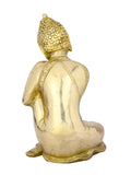 Brass Thinking Buddha Idol Showpiece