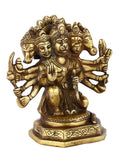 Blessing Panchmukhi Hanuman Brass Idol Murti Showpiece Hbs115