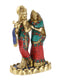 Brass Sculpture Of Radha Krishna Religious Statue Rkts120