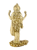 Goddess Lakshmi Standing Posture Brass Idol Lbs121