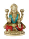 Goddess Lakshmi Ji Idol Sitting On Beautiful Pedestal Statue Lts123