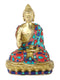 Brass Blessing Buddha Decorative Figurine Bts184