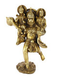 Brass Shri Ram Laxman Sitting On Shoulder Of Hanuman Ji Idol Statue Hbs117