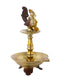 Brass Antique Bird Diya Puja Oil Lamp Showpiece Chbs113