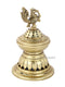 Peacock Shaped Brass Golden Diya For Decoration Dfbs426