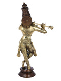 Large Size Krishna Brass Idol  For Puja (23 Inches) Kbs160