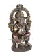 Ganesha Sitting On Throne Resin Statue Kc299