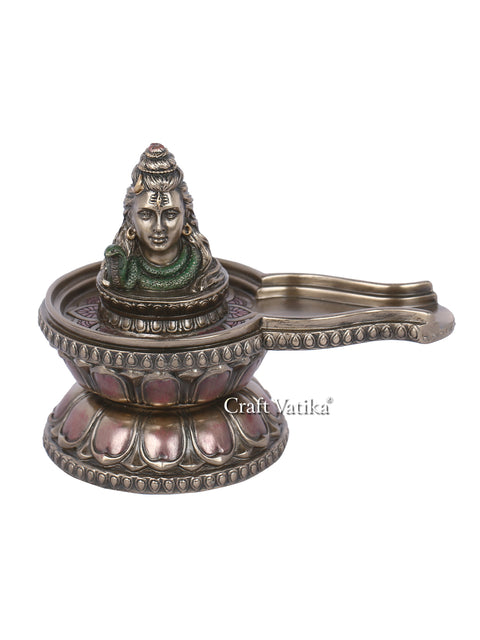 Handmade Resin Shivling Shiva Idol Kc301