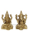 Brass Sitting Lakshmi Ganesha Idol Murti Statue Lgbs111