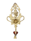 Ganesha Design Spiritual Brass Bell Oil Diya Lamp Chbw101