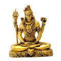 Brass Shiva Sitting Idol
