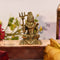 Blessing Brass Sculpture of Lord Shiva Worship Statue