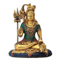 Blessing Shiva Brass Statue