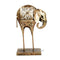 Metal Elephant Statue Tealight Candle Holder Stand Showpiece