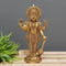 Brass Standing Vishnu Idol Murti Holding Club Statue