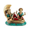 God Vishnu with Goddess Lakshmi Brass Idol