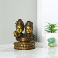 Brass Antique Finish Shiva Parvati Idol Shbs116