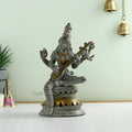 Brass Antique Finished Saraswati Statue Sbs104