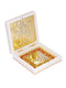 Gold Plated Radhe Krishna Charan Paduka For Gift Rkmas126