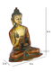 Brass Blessing Abhaya Buddha Idol With Sacred Kalash Statue Bbs275