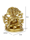 Panchmukhi Hanuman Idol In Sitting Position Worship Statue Hbs129