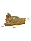 Resting Lord Buddha Brass Idol Statue Bbs256