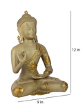 Abhaya Blessing Buddha Brass Idol Murti Statue