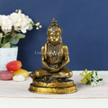Meditating Hanuman Brass Idol Murti Statue Hbs121