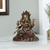 Brass Sitting Ganesh On Round Base Idol Murti Gbs175